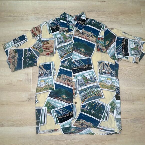 Reyn Spooner Shirt Hawaiian Size Small Hollywood California Vintage - Picture 11 of 13